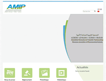Tablet Screenshot of amip.ma
